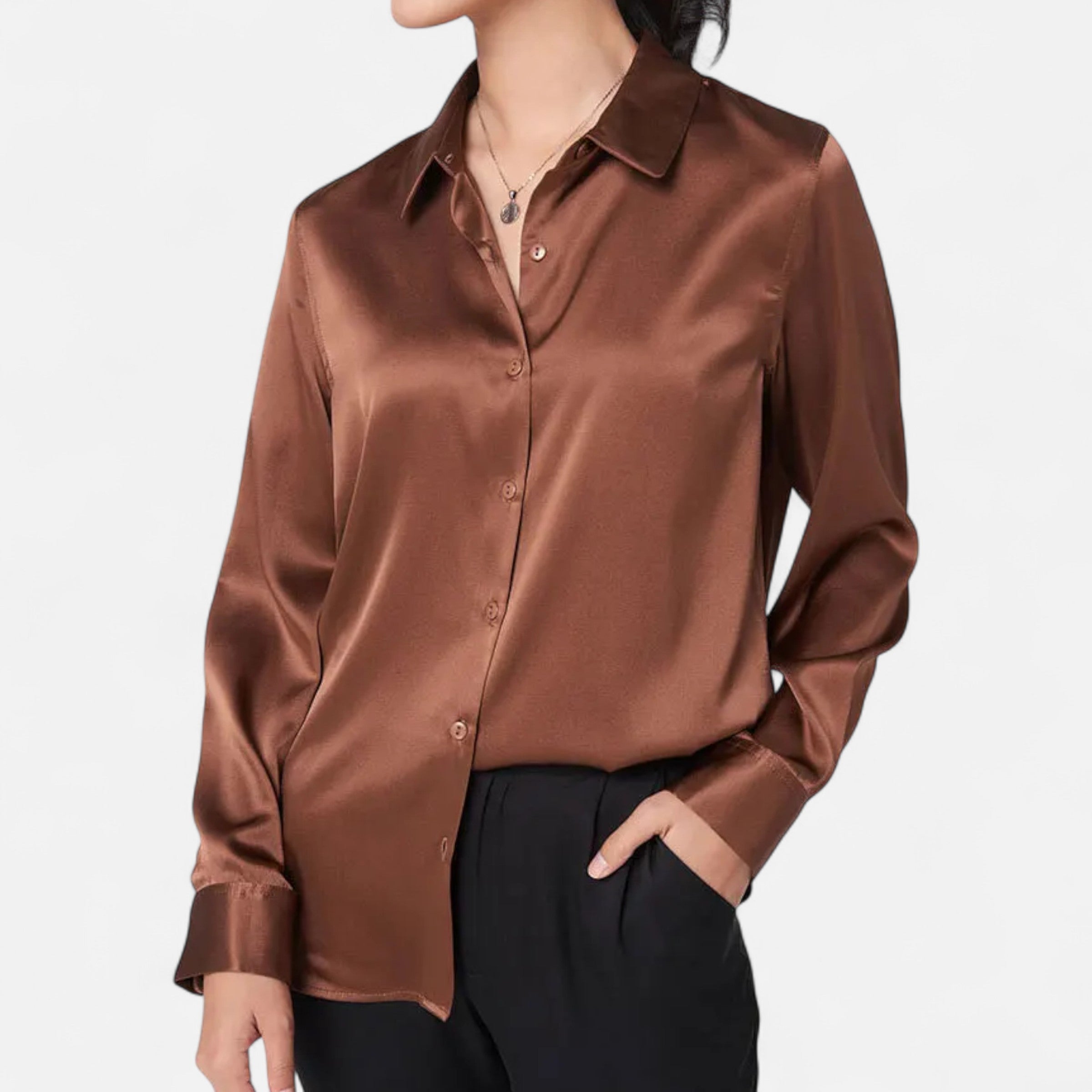 Maison Avenoire | Blouse Femme Soie Naturelle Élégance Intemporelle
