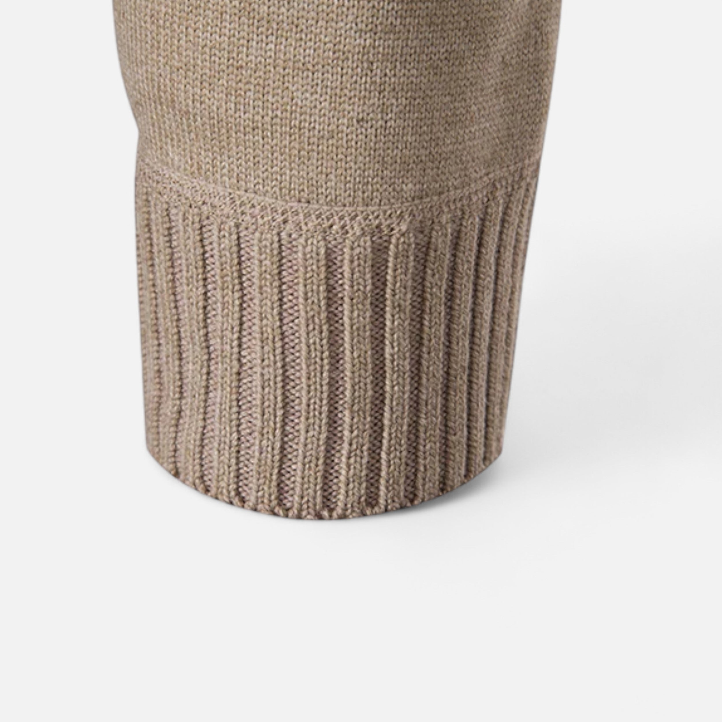 Maison Avenoire | Pull Zippé Homme Col Droit Intemporel