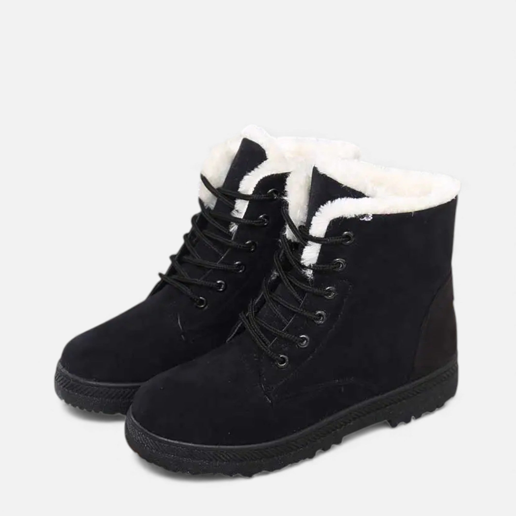 Maison Avenoire | Bottines d’Hiver en Suédine Doublées de Fourrure