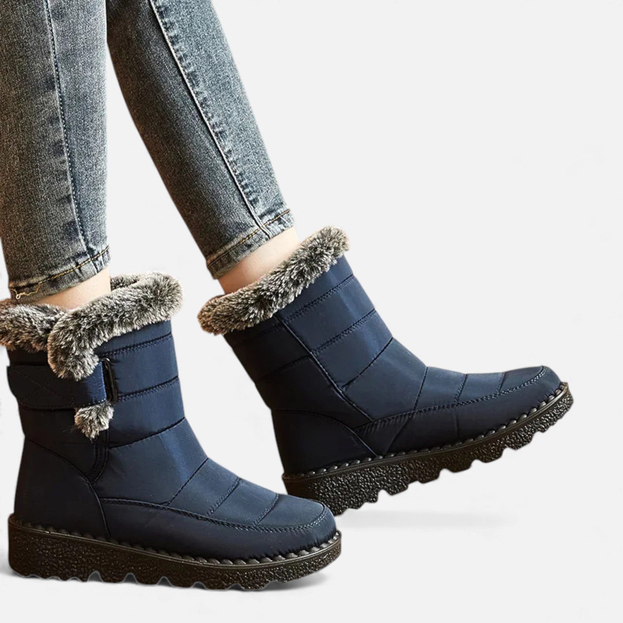 Maison Avenoire | Bottines d’Hiver en Suédine Imperméable