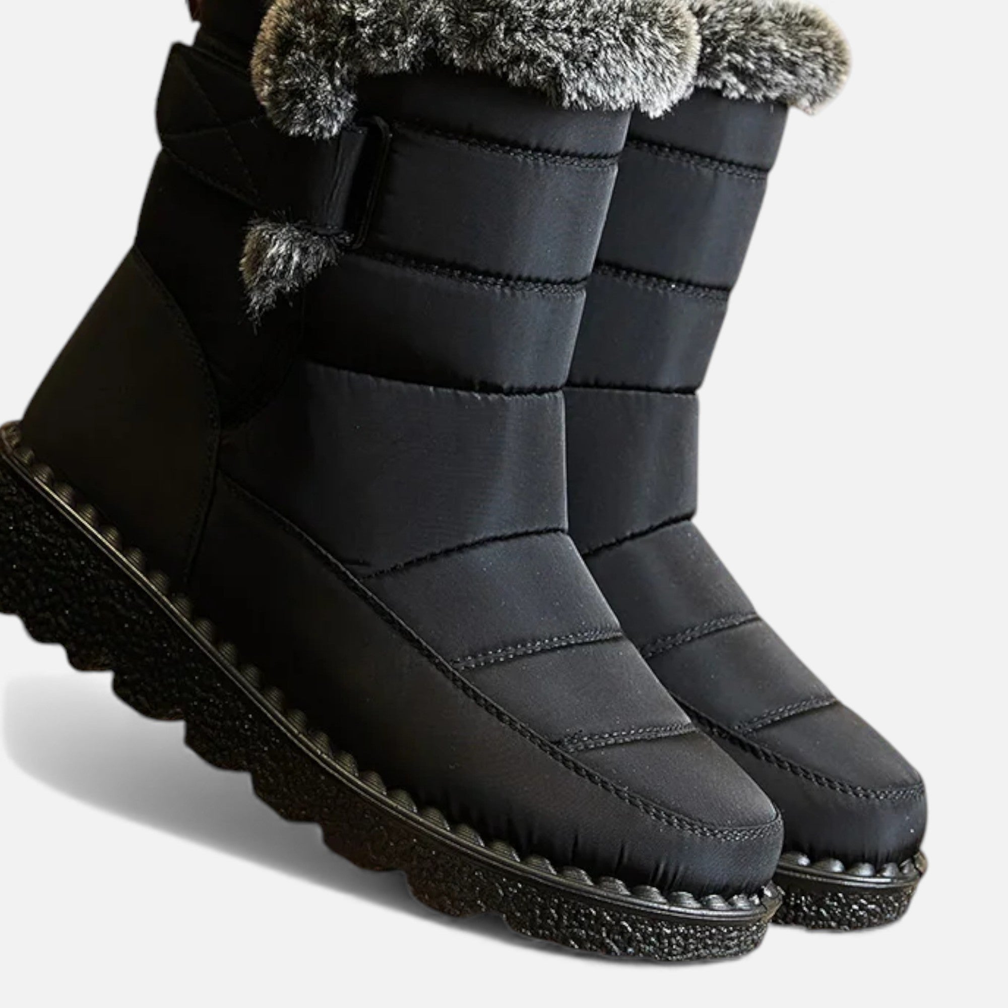 Maison Avenoire | Bottines d’Hiver en Suédine Imperméable