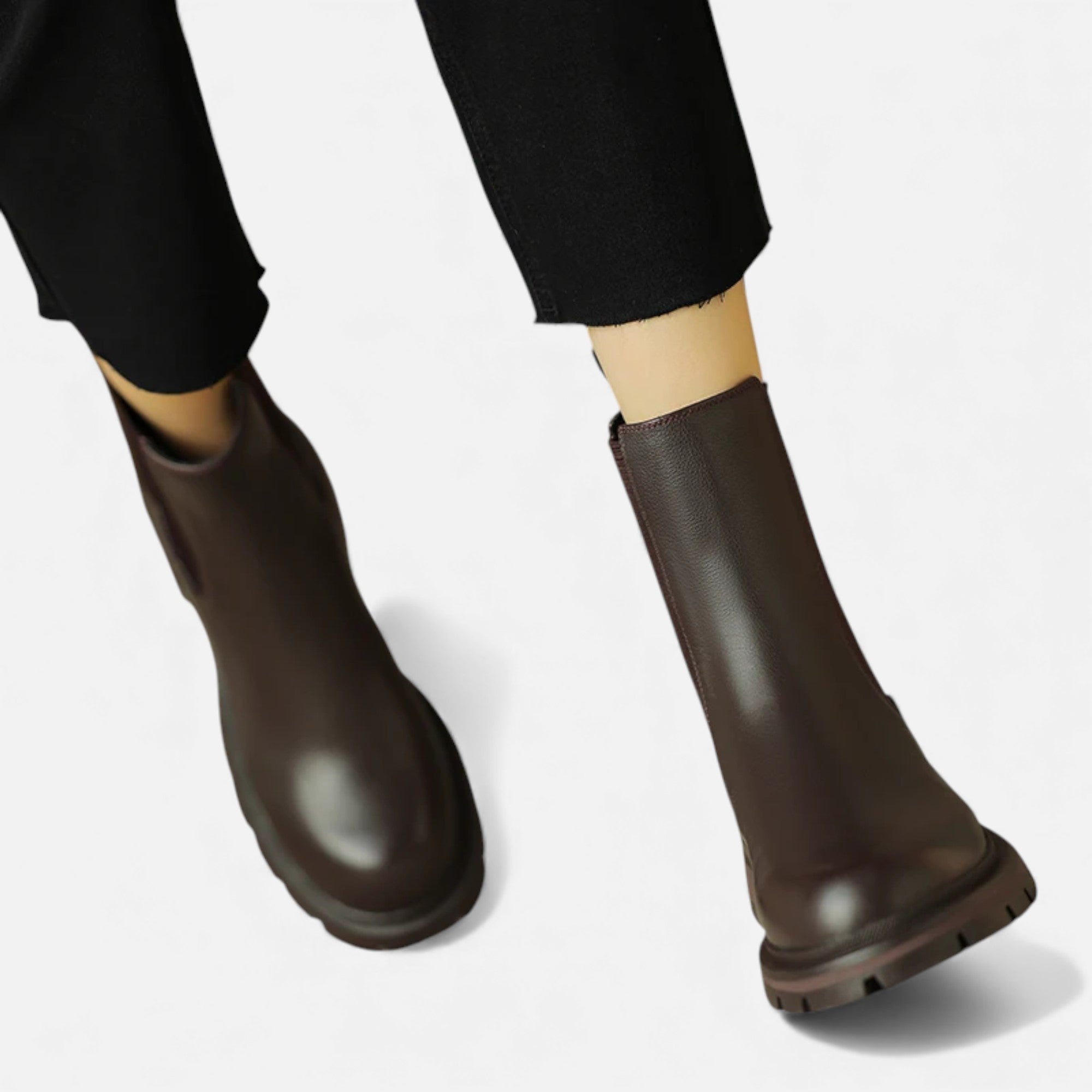 Maison Avenoire | Bottines Femme Chelsea Cuir Véritable Élégance