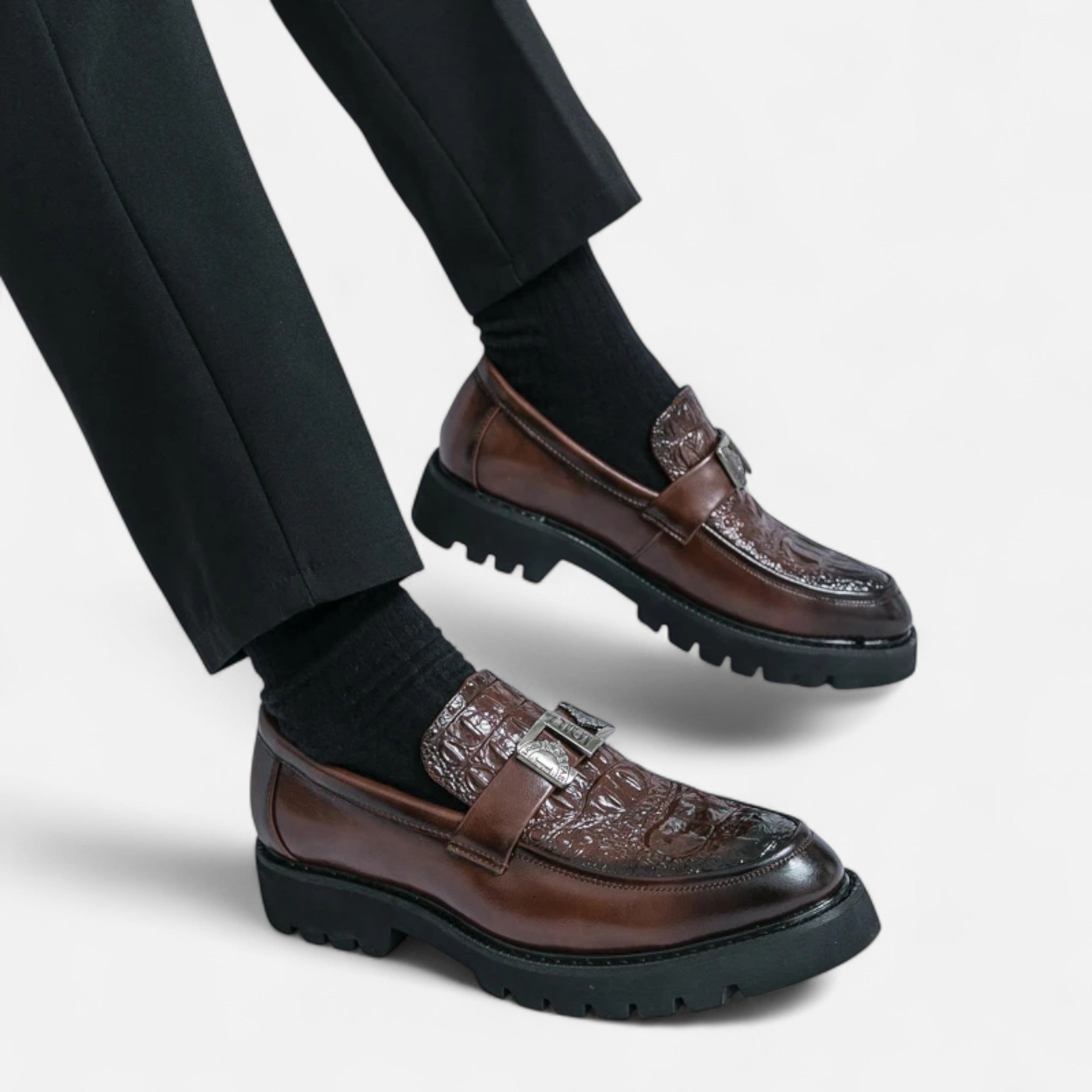 Maison Avenoire | Mocassins Homme Semelle Épaisse Élégance Moderne
