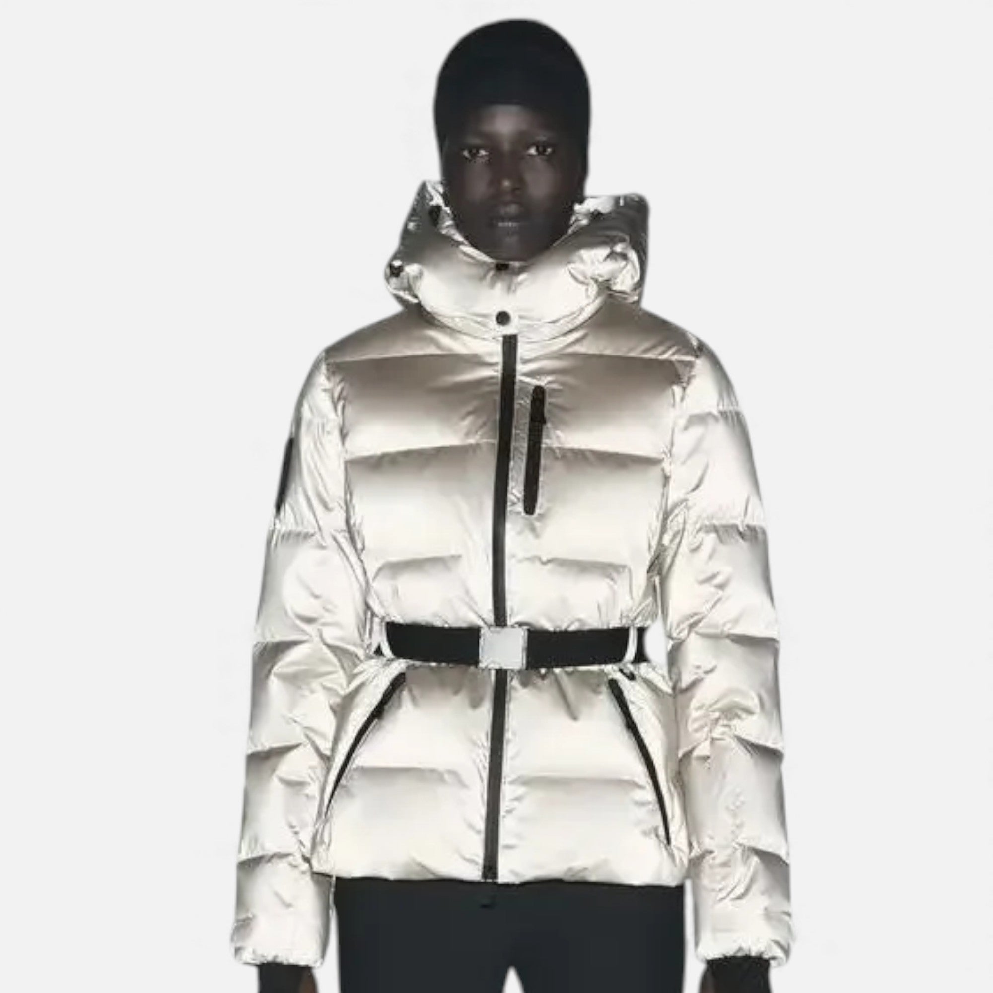 Maison Avenoire | Manteau d’Hiver Ceinturé en Duvet Élégant