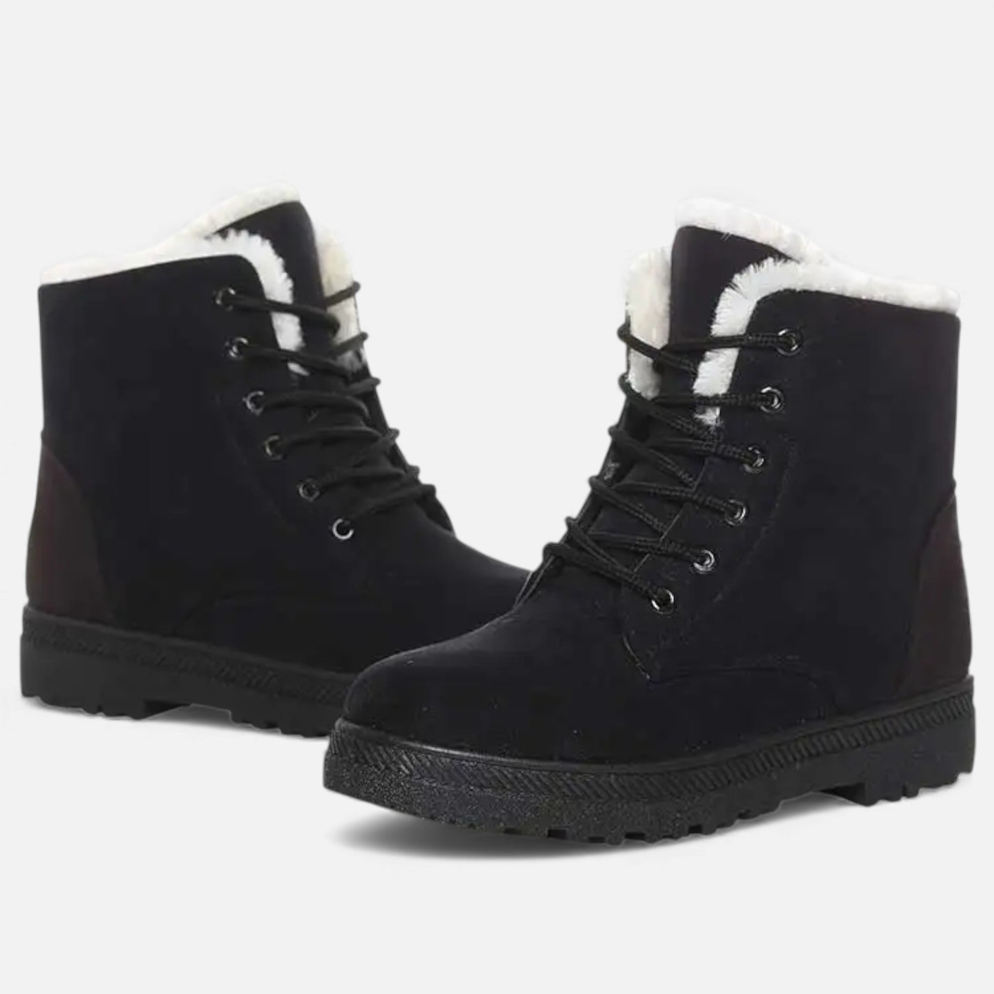 Maison Avenoire | Bottines d’Hiver en Suédine Doublées de Fourrure