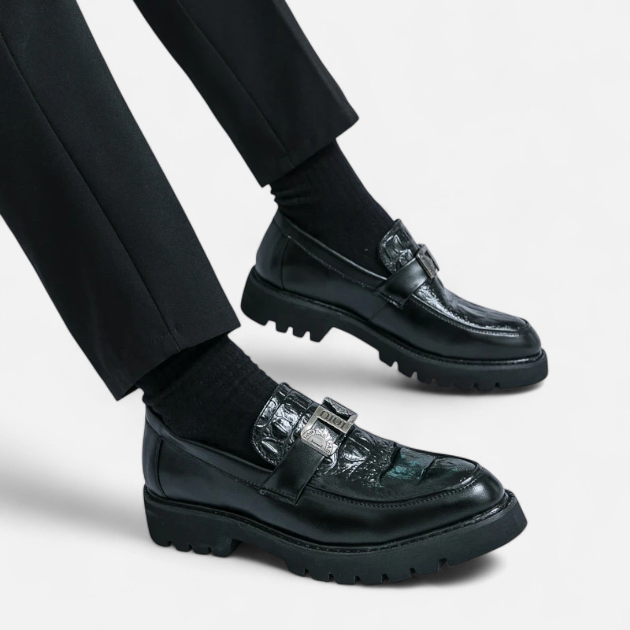 Maison Avenoire | Mocassins Homme Semelle Épaisse Élégance Moderne