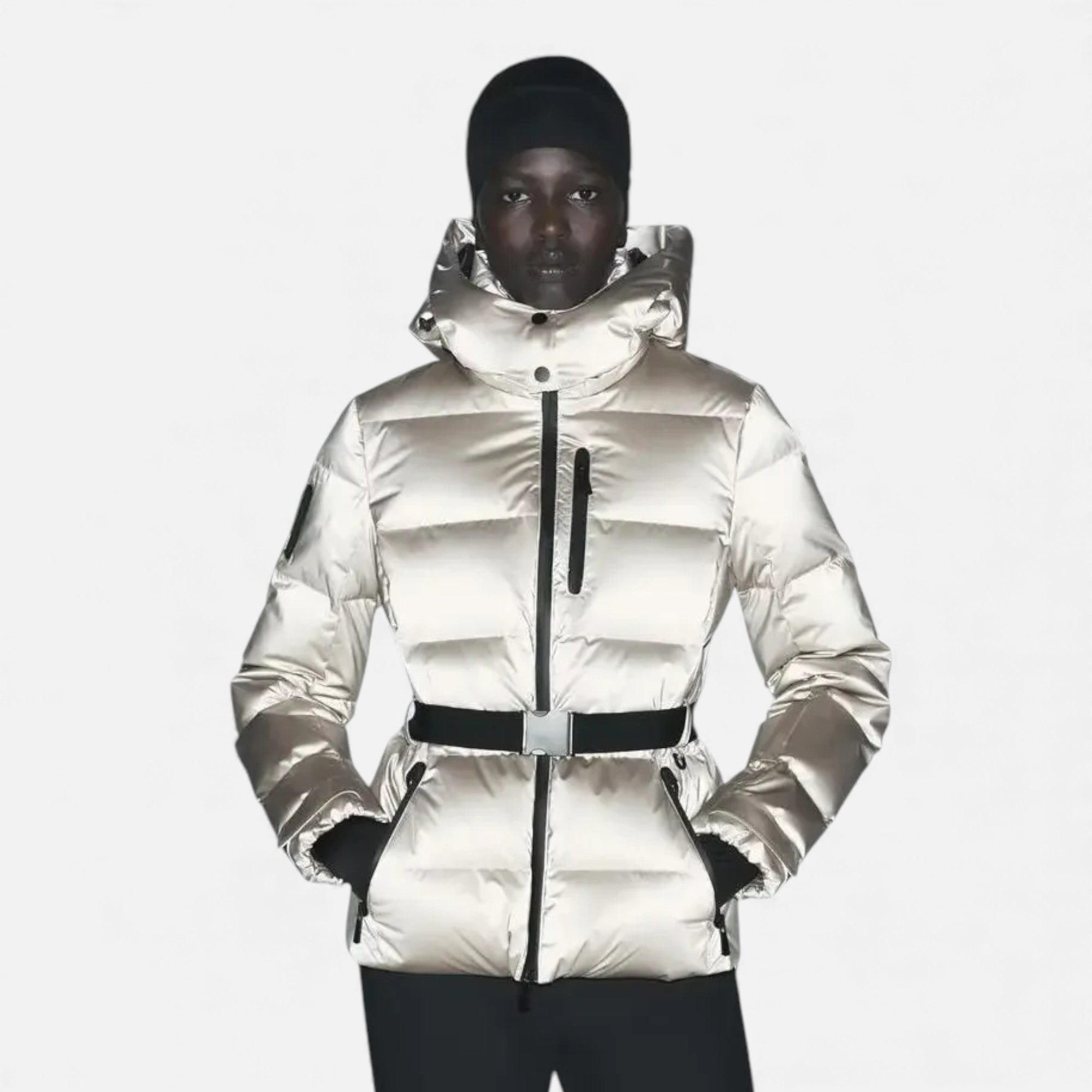 Maison Avenoire | Manteau d’Hiver Ceinturé en Duvet Élégant