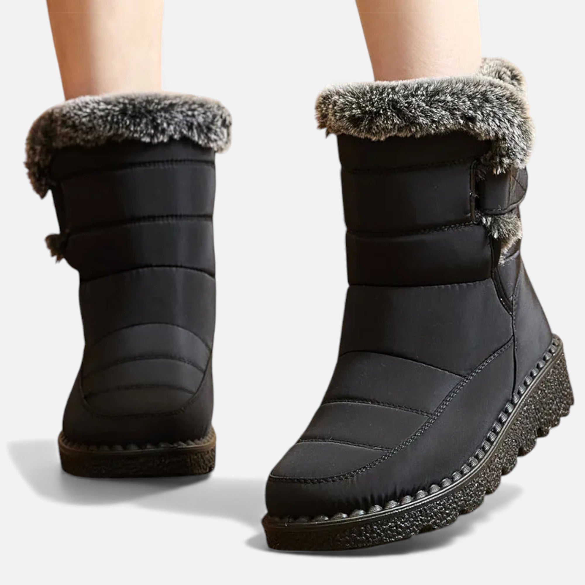 Maison Avenoire | Bottines d’Hiver en Suédine Imperméable