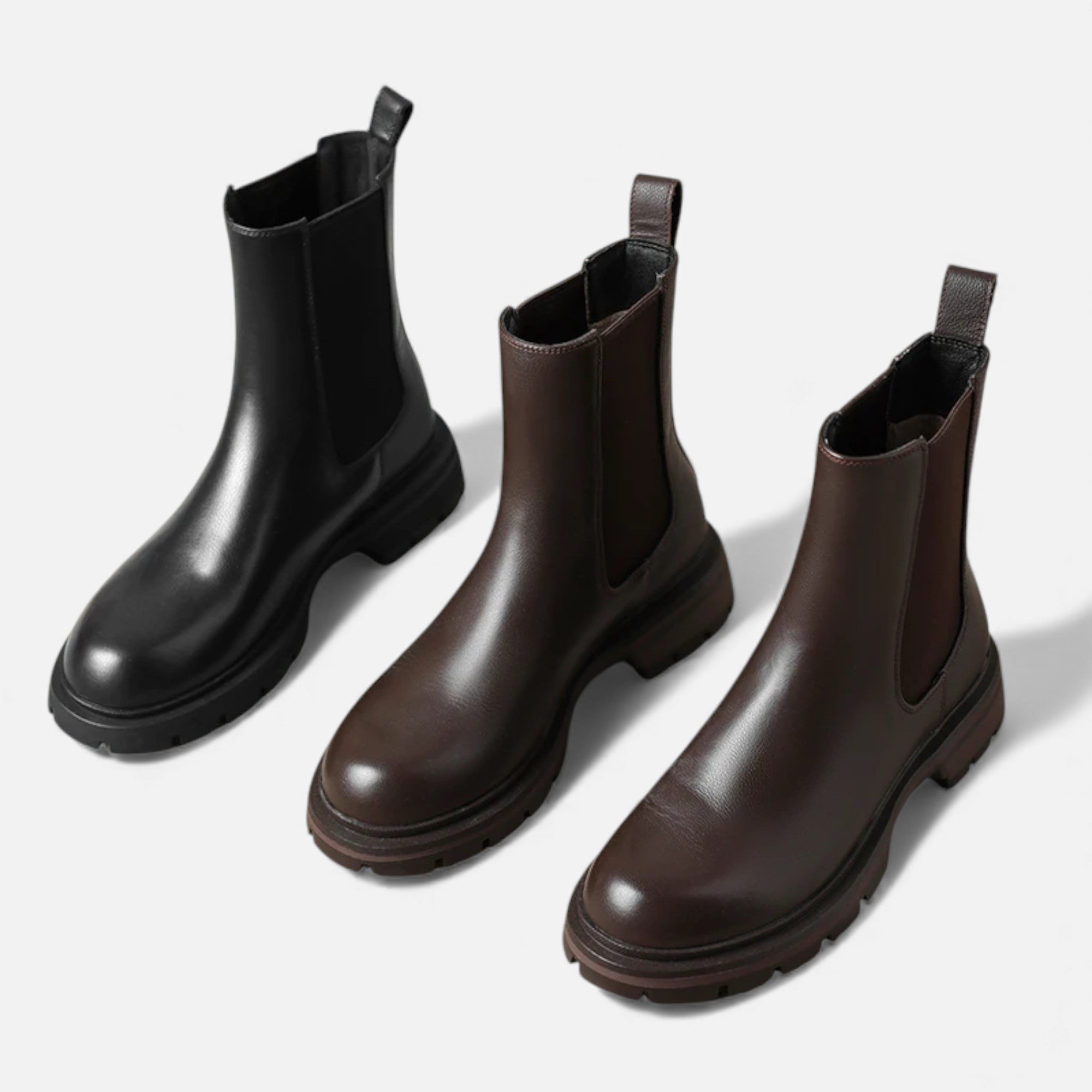 Maison Avenoire | Bottines Femme Chelsea Cuir Véritable Élégance