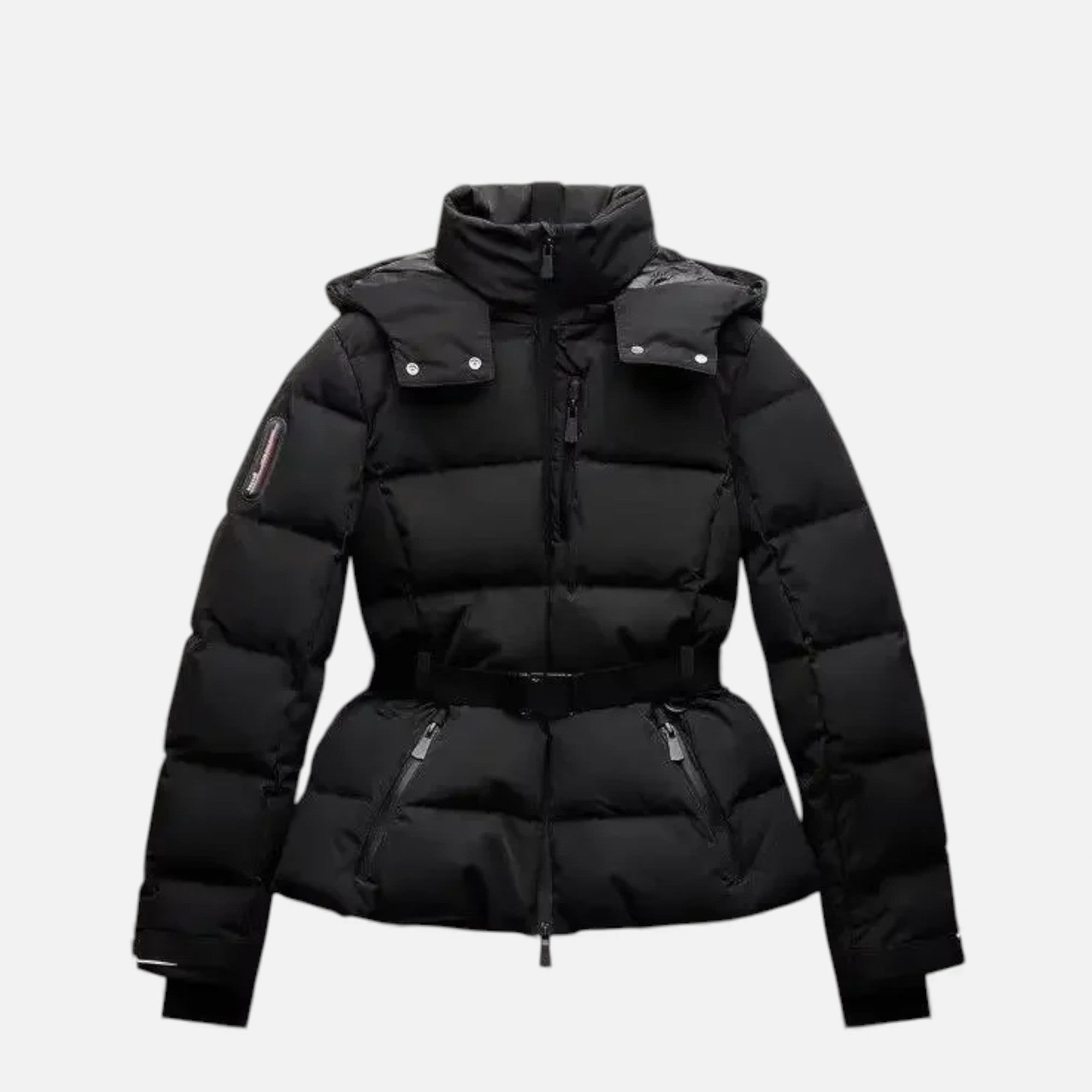 Maison Avenoire | Manteau d’Hiver Ceinturé en Duvet Élégant