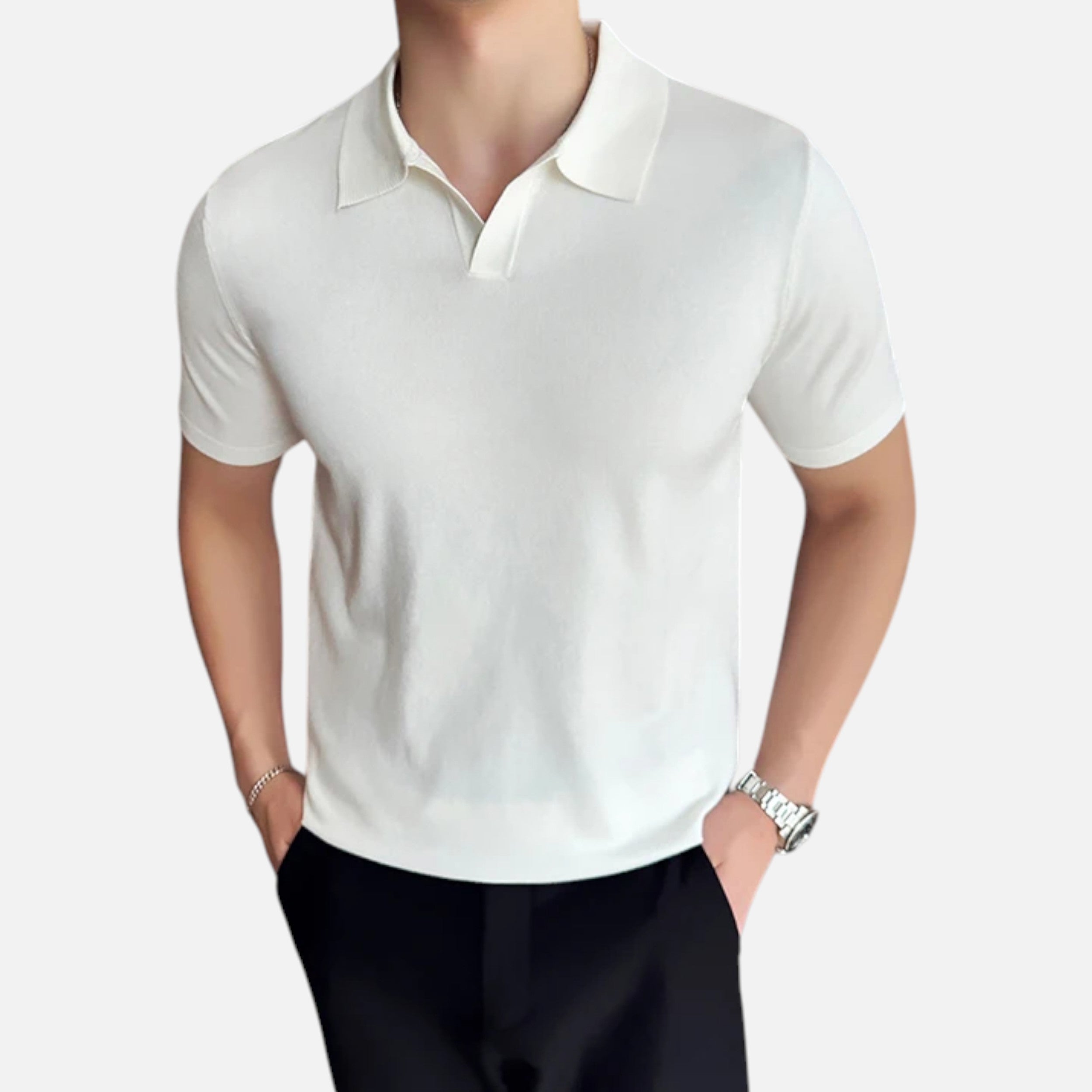Maison Avenoire | Polo Homme Manches Courtes Raffinement Estival