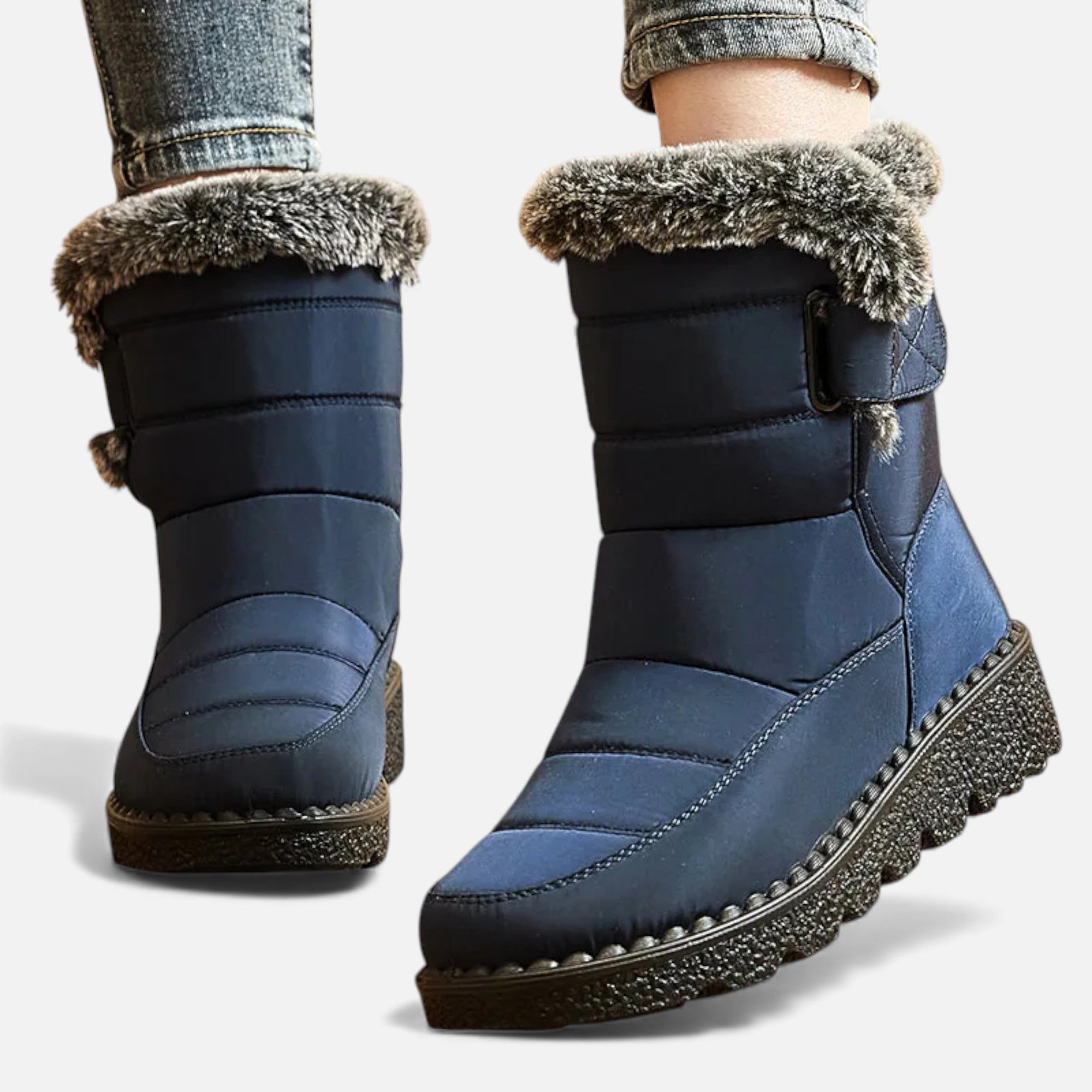 Maison Avenoire | Bottines d’Hiver en Suédine Imperméable
