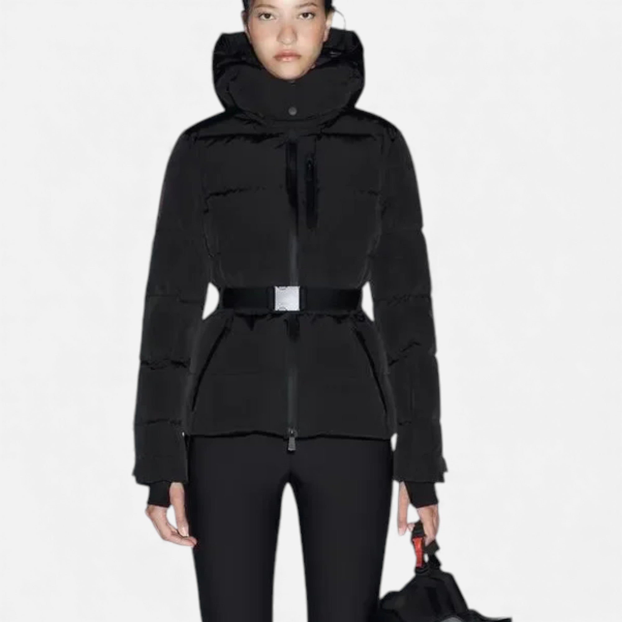 Maison Avenoire | Manteau d’Hiver Ceinturé en Duvet Élégant