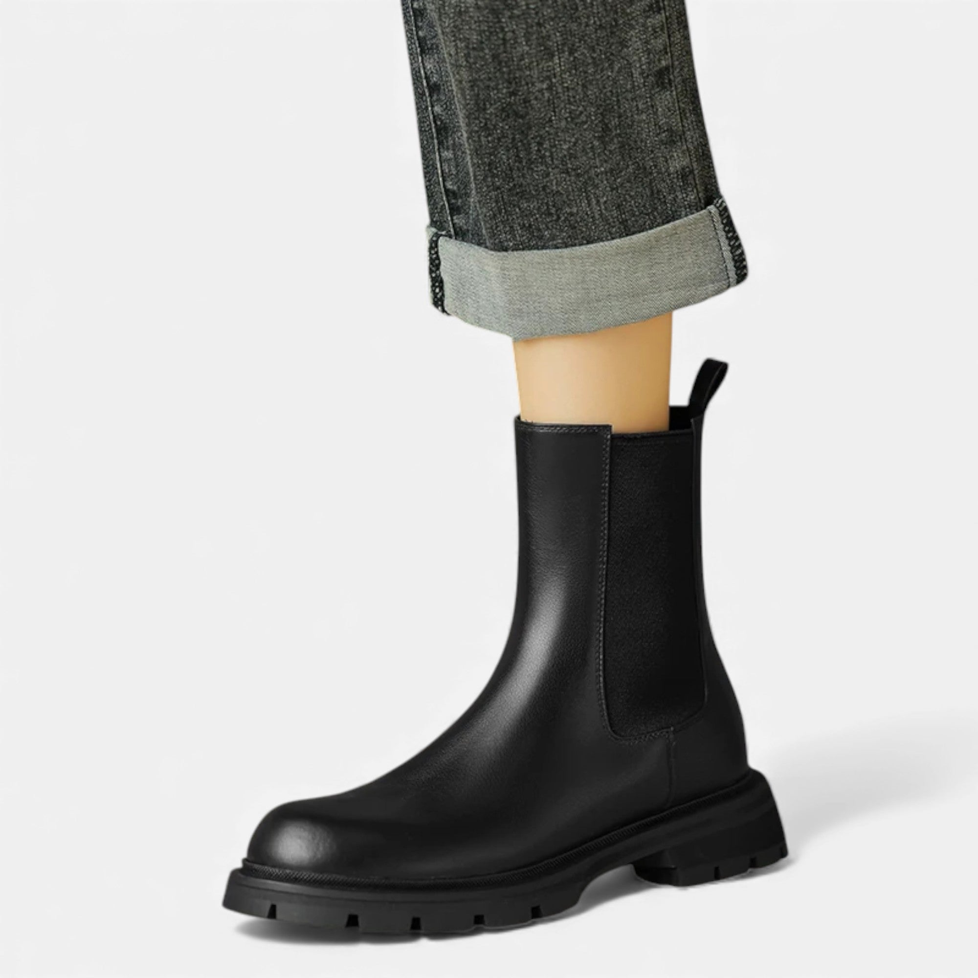 Maison Avenoire | Bottines Femme Chelsea Cuir Véritable Élégance