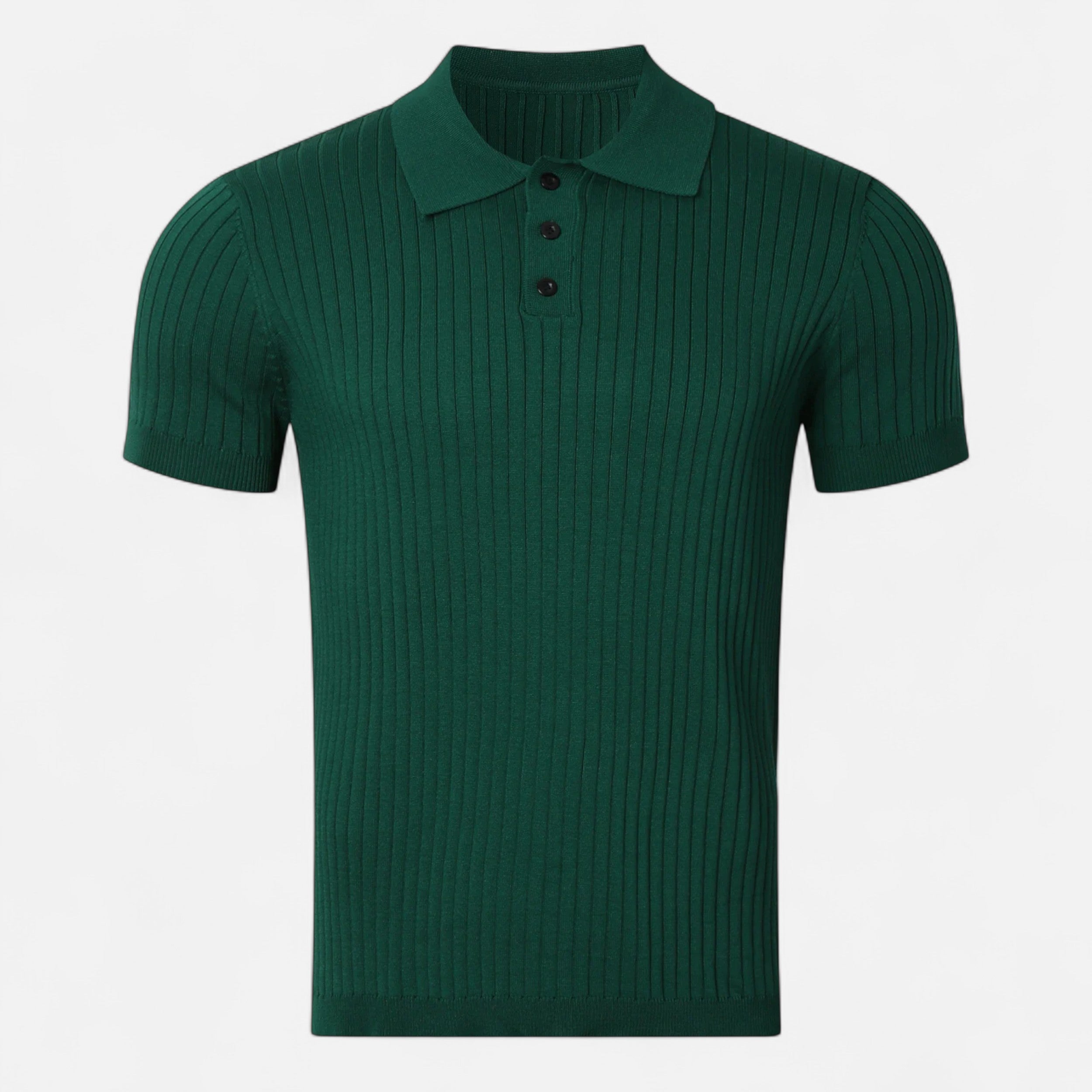 Maison Avenoire | Polo Homme Maille Rétro Col Rayé