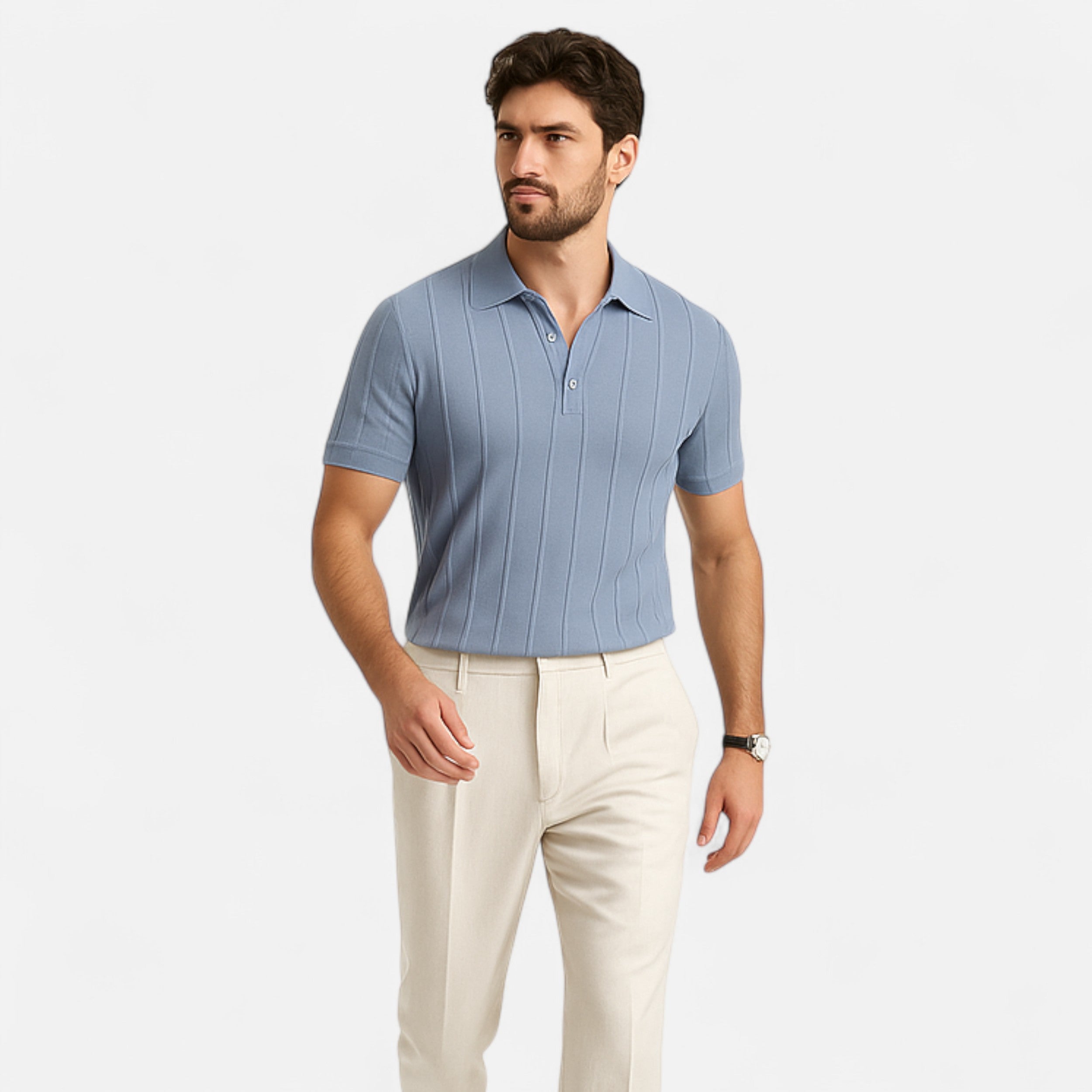 Maison Avenoire | Polo Homme Col Revers Maille Unie