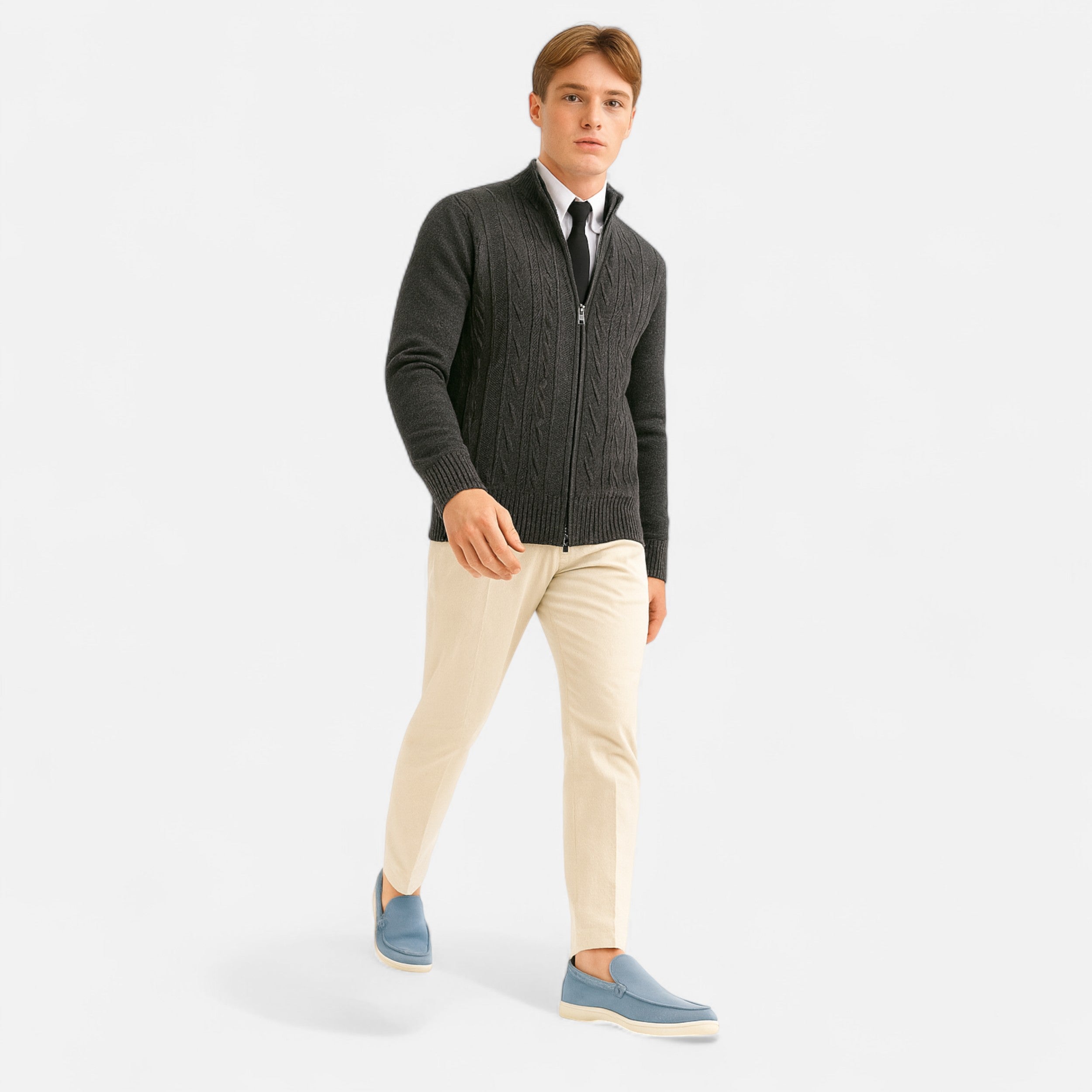 Maison Avenoire | Mocassins Homme Daim Britannique Intemporel