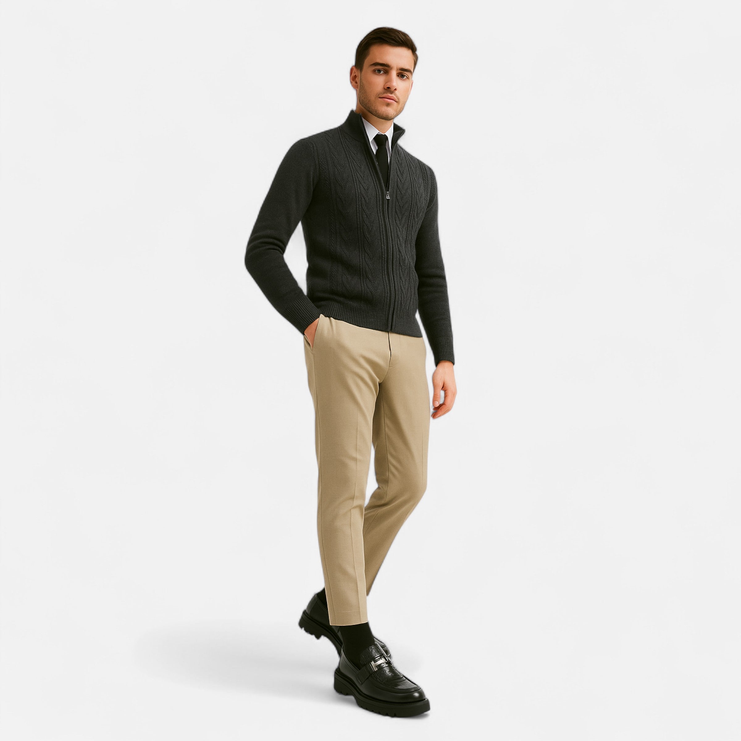 Maison Avenoire | Mocassins Homme Semelle Épaisse Élégance Moderne