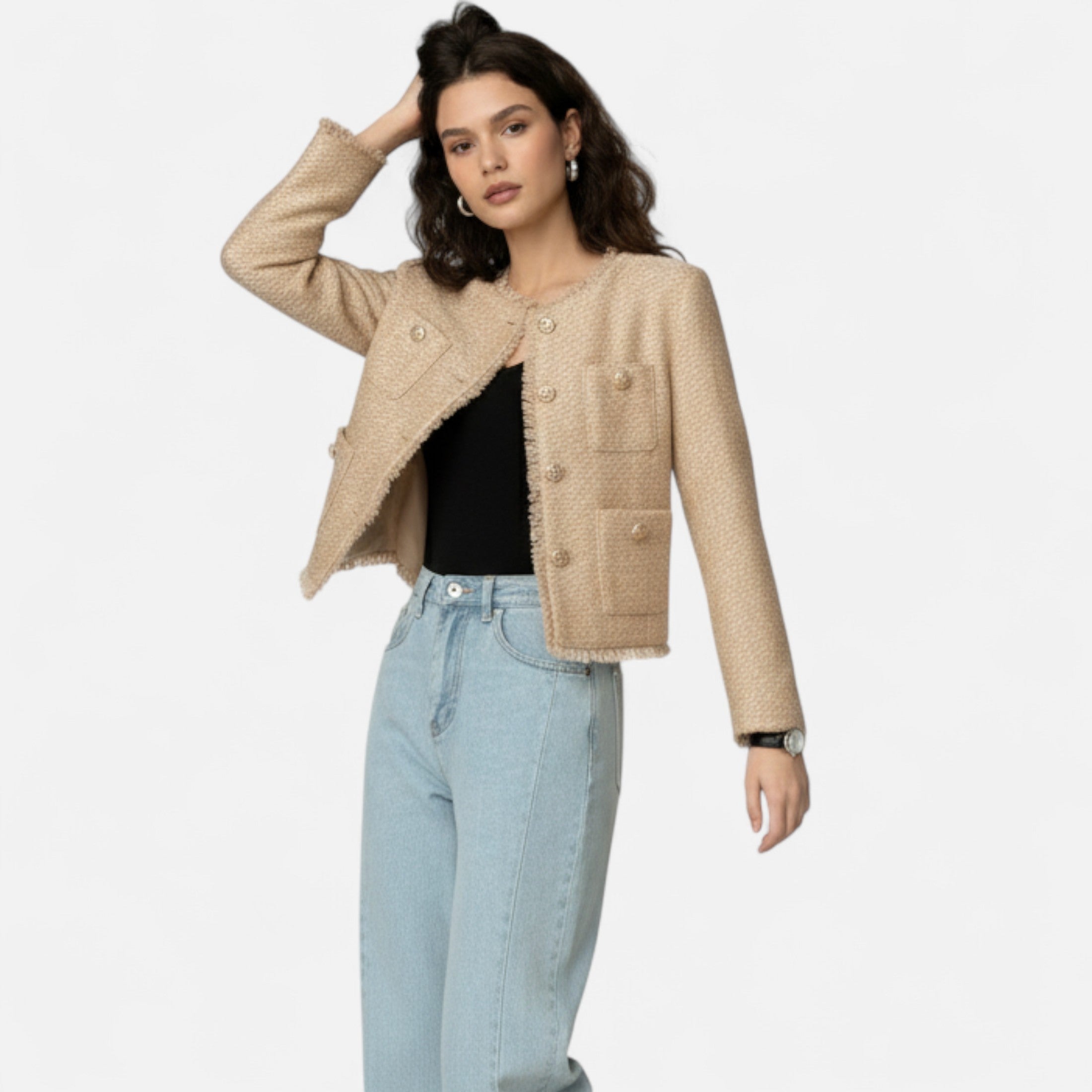 Maison Avenoire | Veste Femme Tweed Élégance Intemporelle