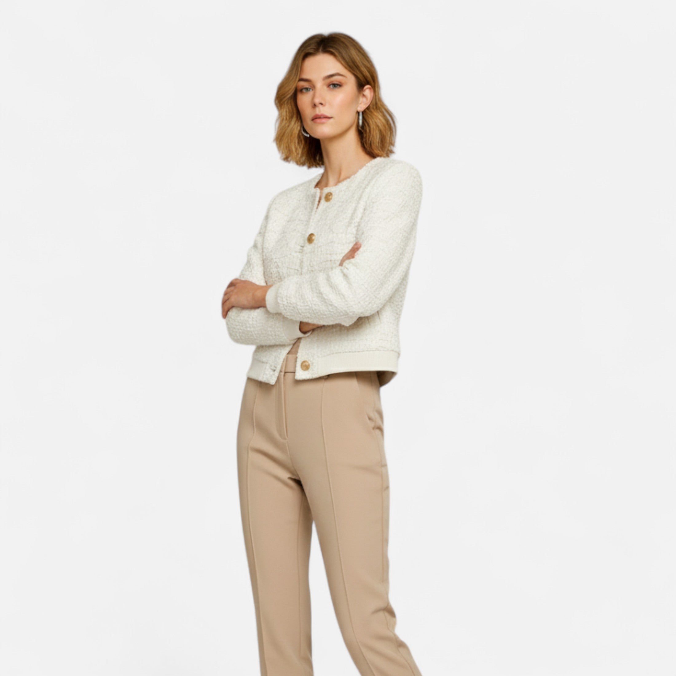 Maison Avenoire | Veste Femme Courte Élégance Printanière