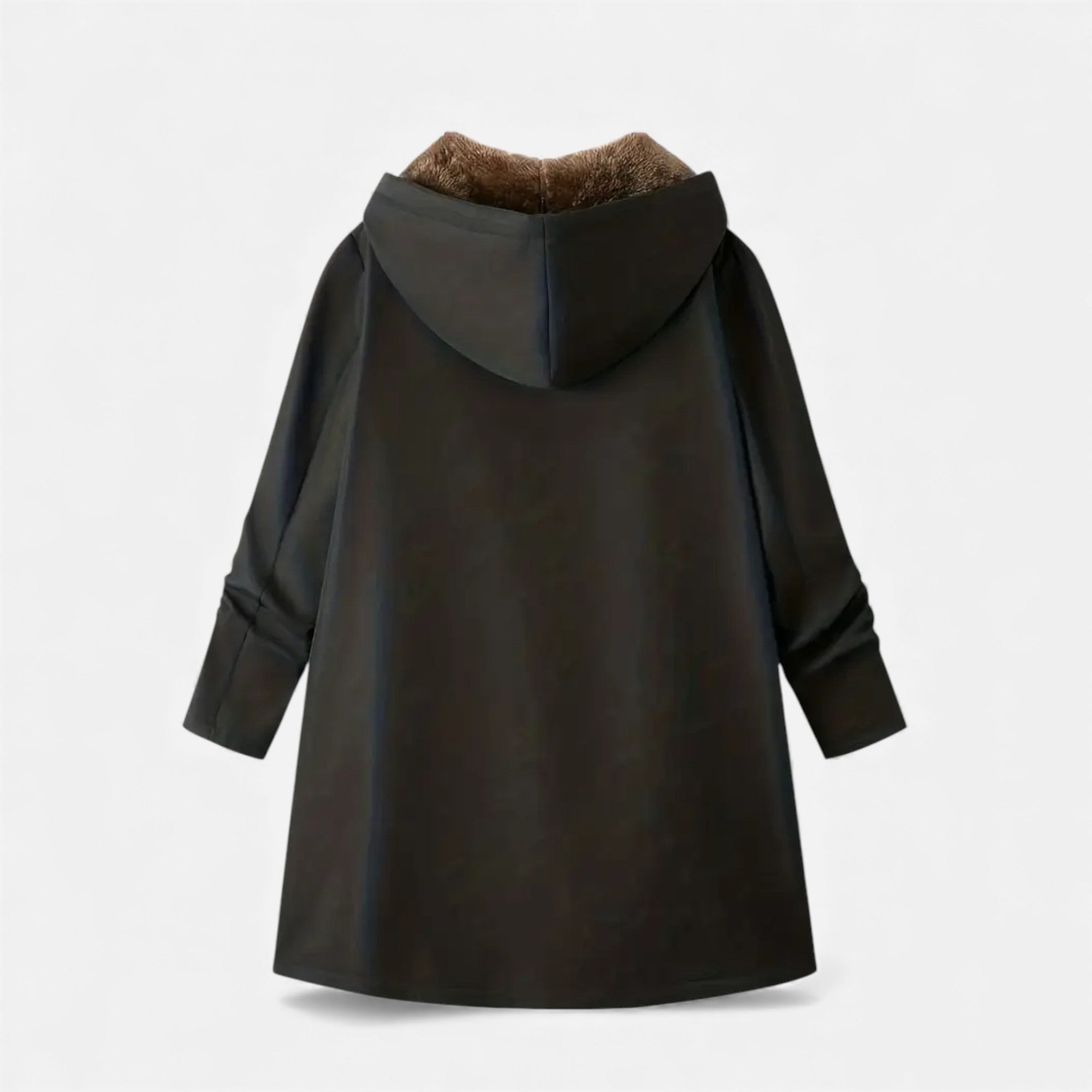 Maison Avenoire | Manteau d’Hiver Élégant à Col et Poignets Imitation Fourrure