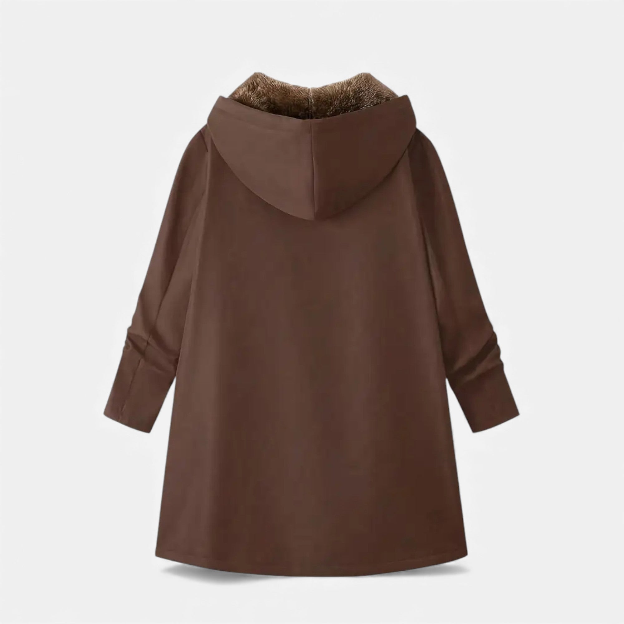 Maison Avenoire | Manteau d’Hiver Élégant à Col et Poignets Imitation Fourrure