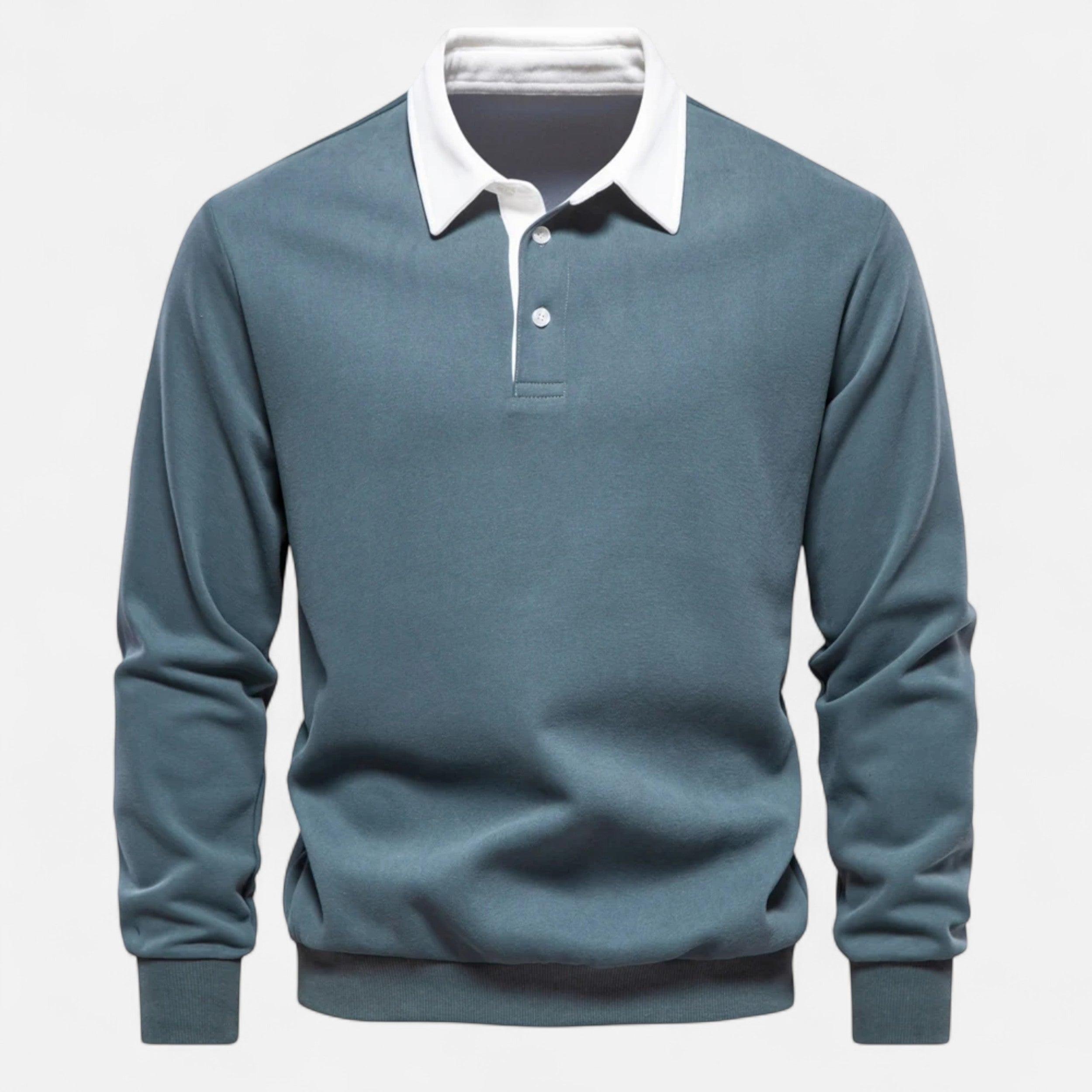 Maison Avenoire | Sweatshirt Homme Col Polo Coton Héritage