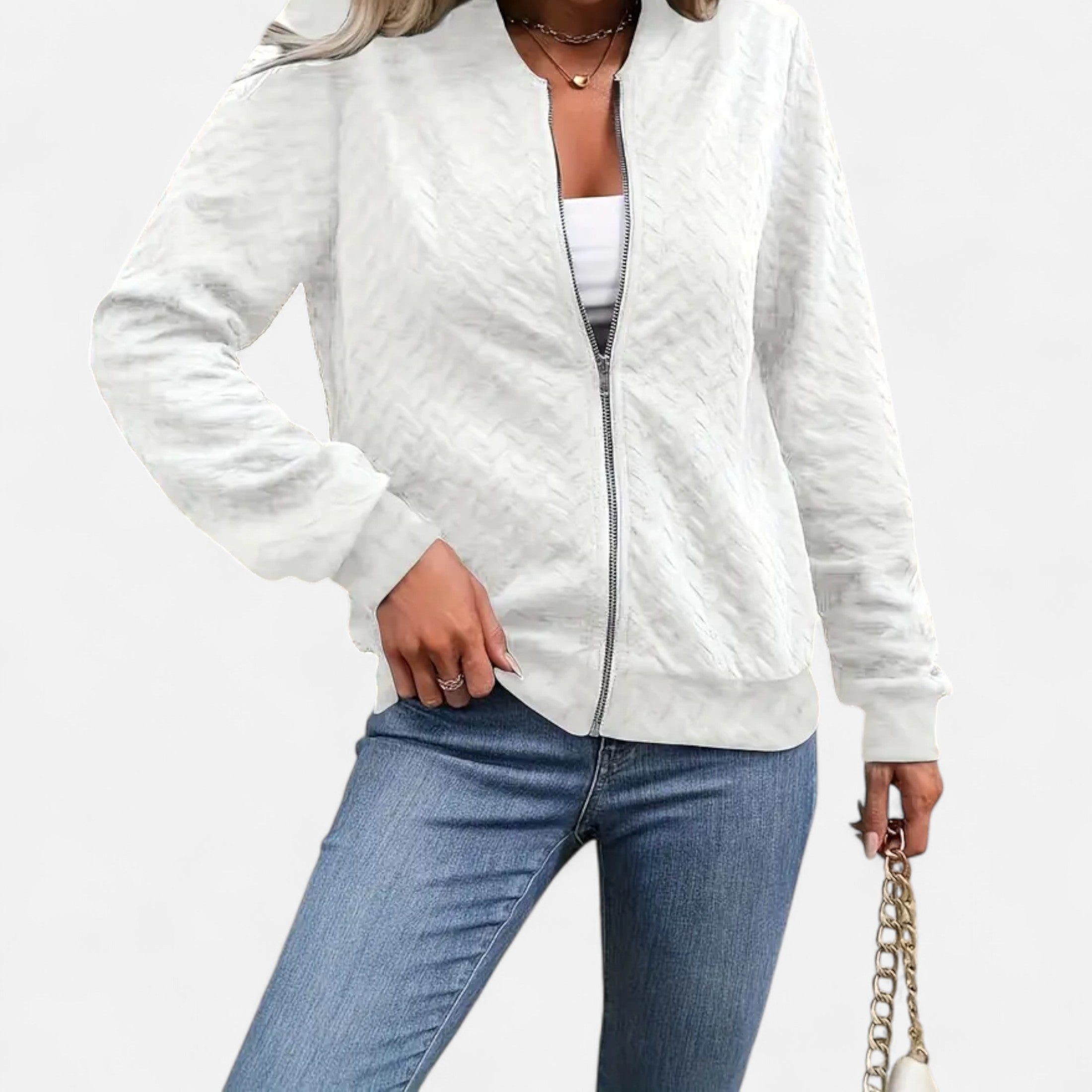 Maison Avenoire — Veste Élégante Femme à Zip