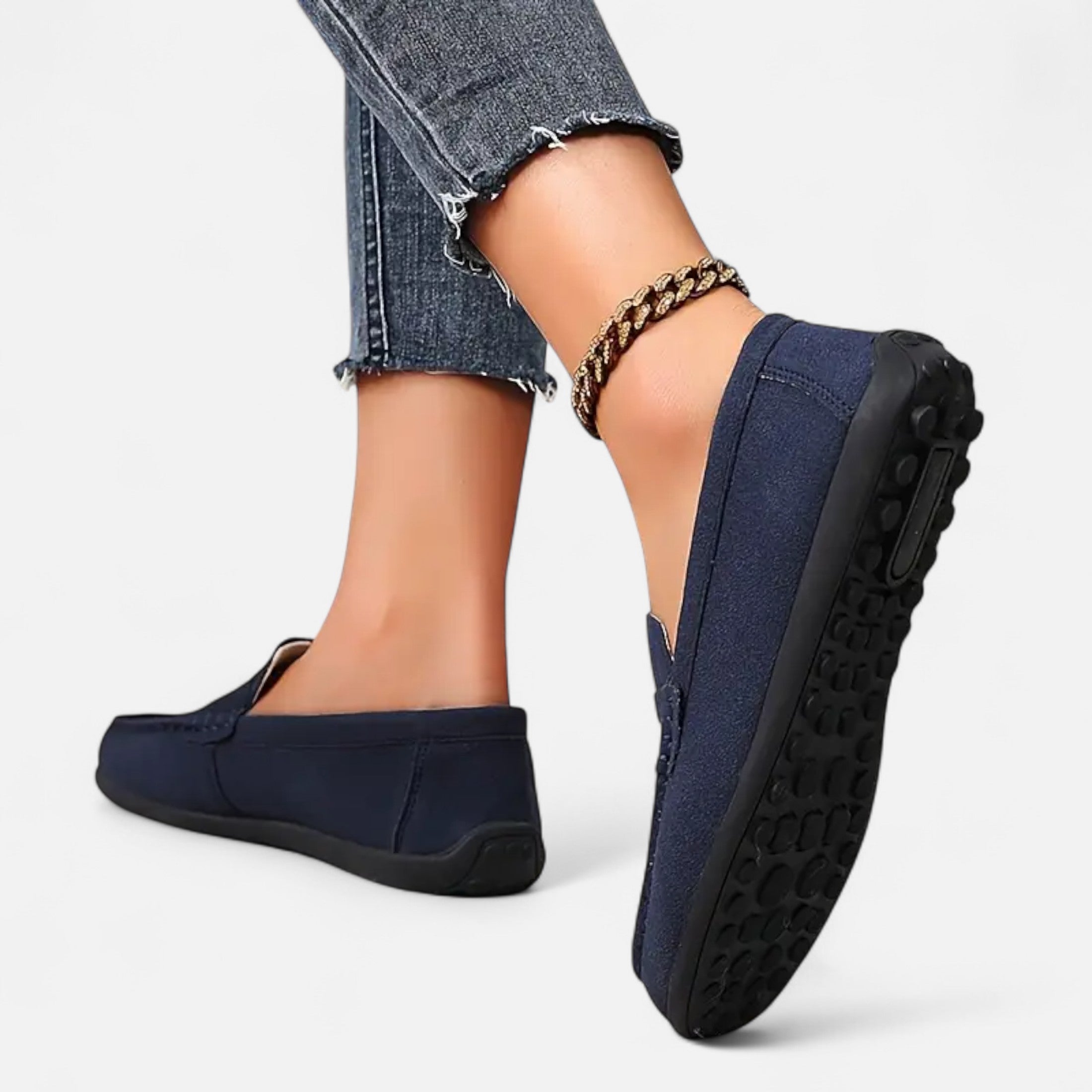Maison Avenoire | Mocassins Femme Daim Élégance Intemporelle