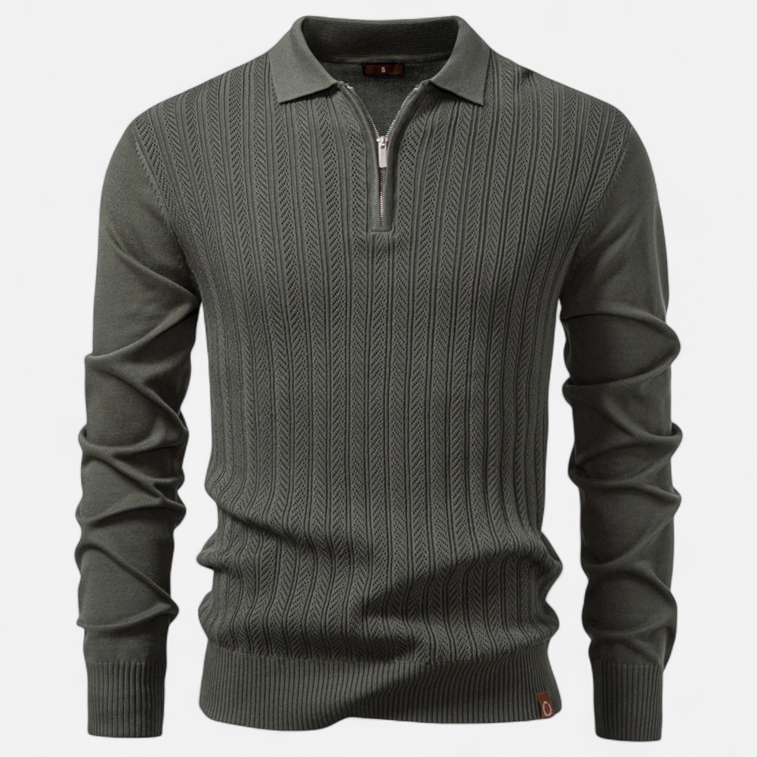 Maison Avenoire | Polo Homme Slim Fit Manches Longues
