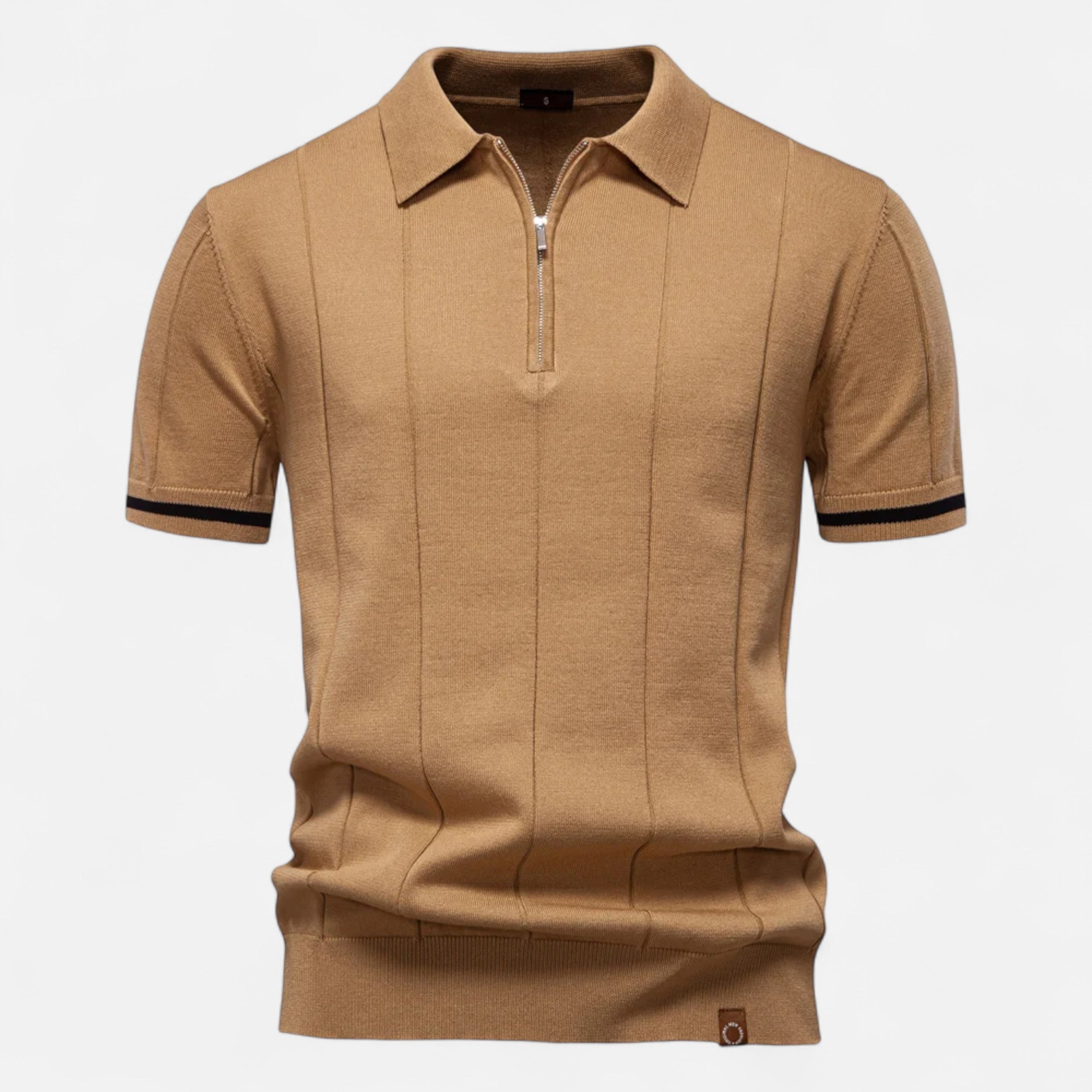 Maison Avenoire | Polo Homme Zippé Élégance Sportive
